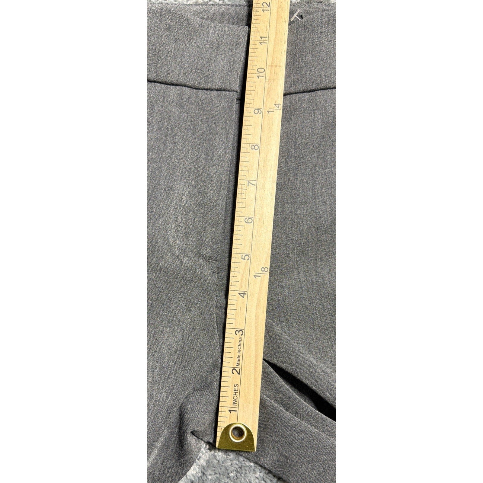 New York & Co 7th Avenue Signature Fit Pant Gray Black 8T Straight Career New