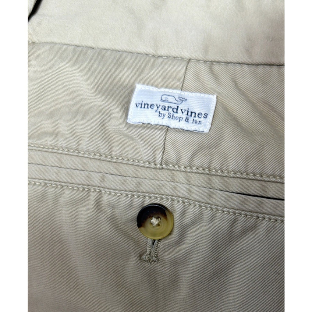 Vineyard Vines Khaki Chino Breaker Pants 40x32 Preppy Casual Career