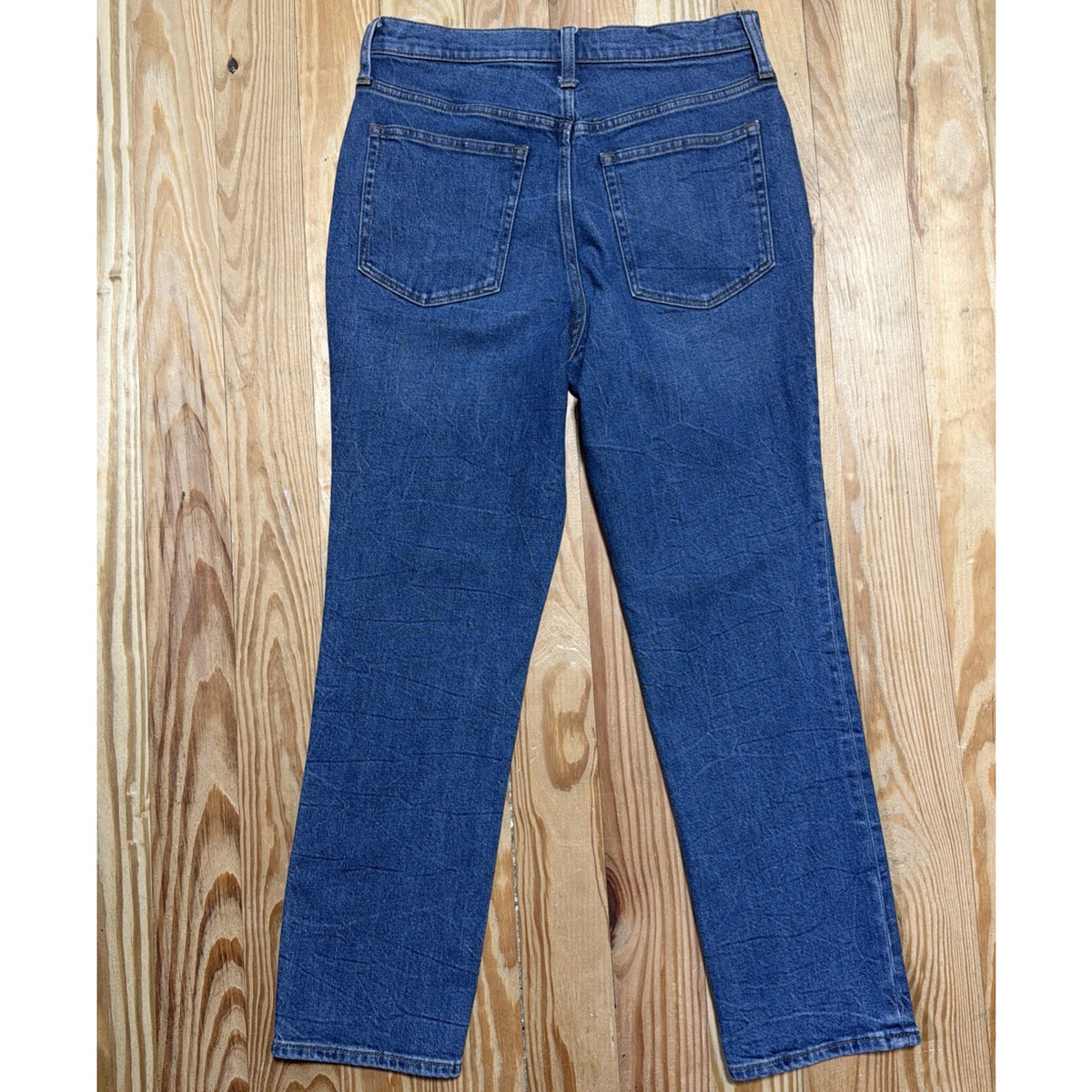 J. Crew Essential Straight Leg All Day Stretch High Rise Cropped Jeans Sz 28