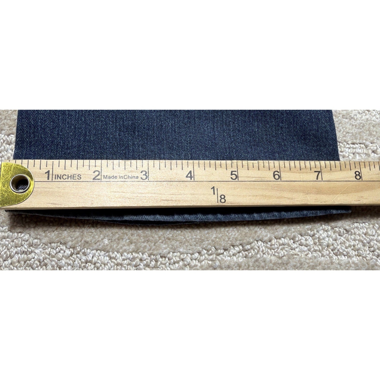 Earl Jeans Embellished Thick Stitch Jeans Blue Denim Slim Boot Stretch Womens 10