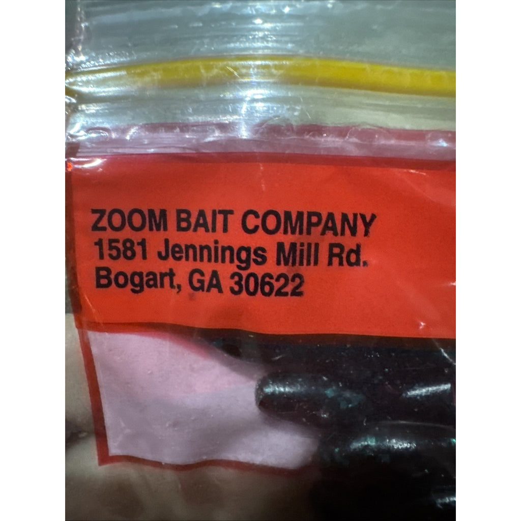 Vintage Zoom Mini Lizard 4” Red Bug 15 Pack Bass Fishing Lures 005-021 NOS