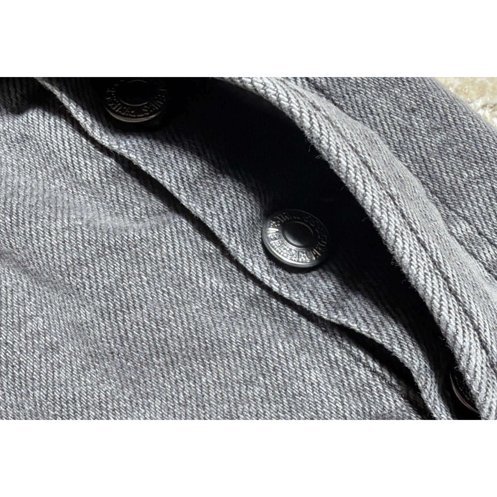 Levi's Women’s Jeans Wedgie Straight Size 26x27 Gray Denim Button Fly NWOT