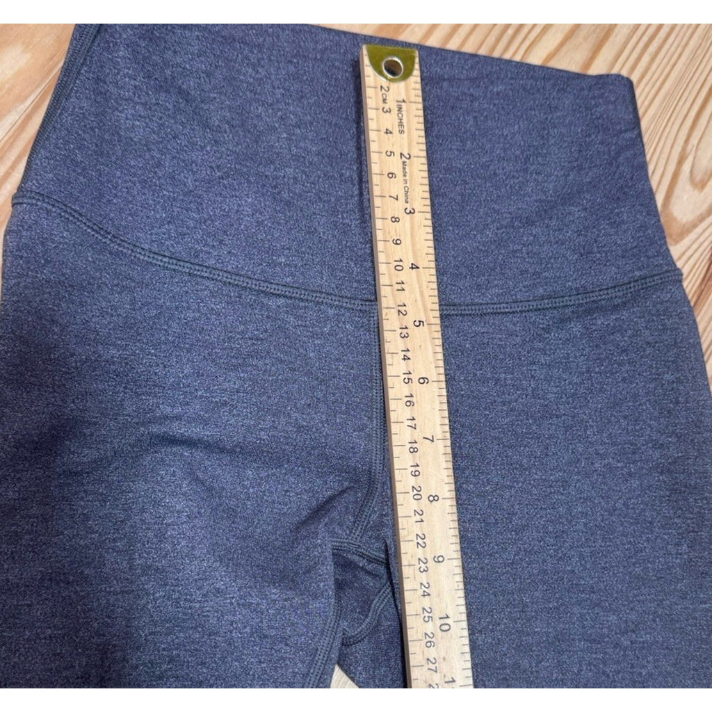 Lululemon Wunder Under High Rise Dark Gray Elastic Waist Pull On Leggings Size 4