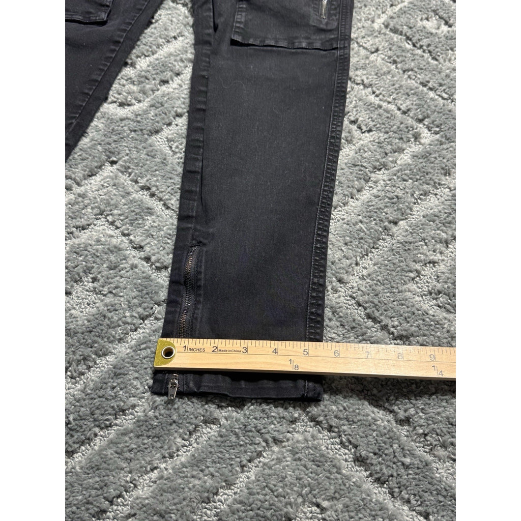 Italy Morn Men's Size Chino Jogger Pants Black 30X27