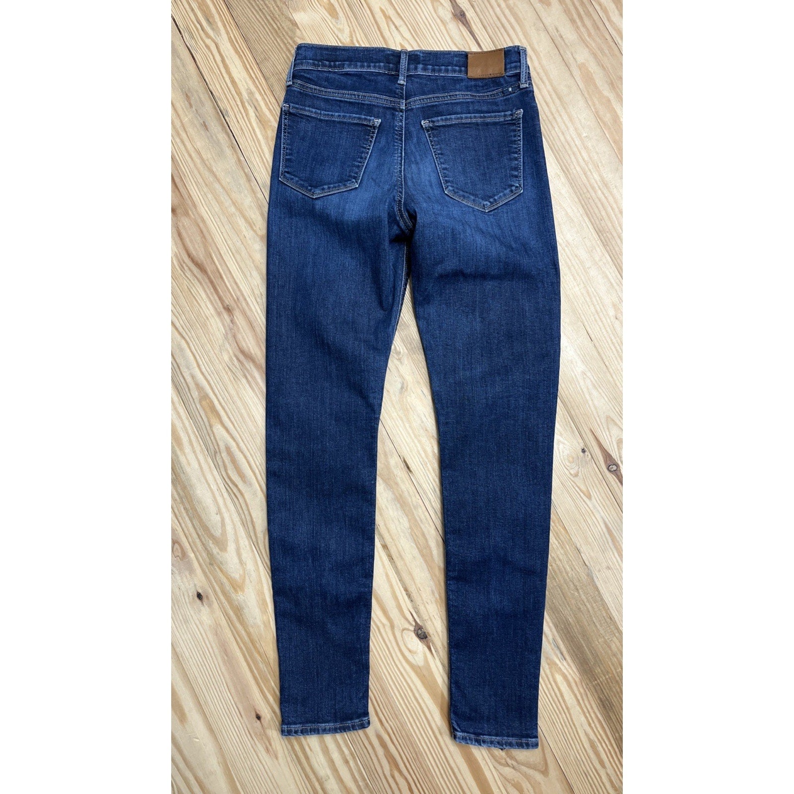 Lucky Brand Brooke Legging Jeans Womens 2/26 Blue Denim Stretch Mid Rise