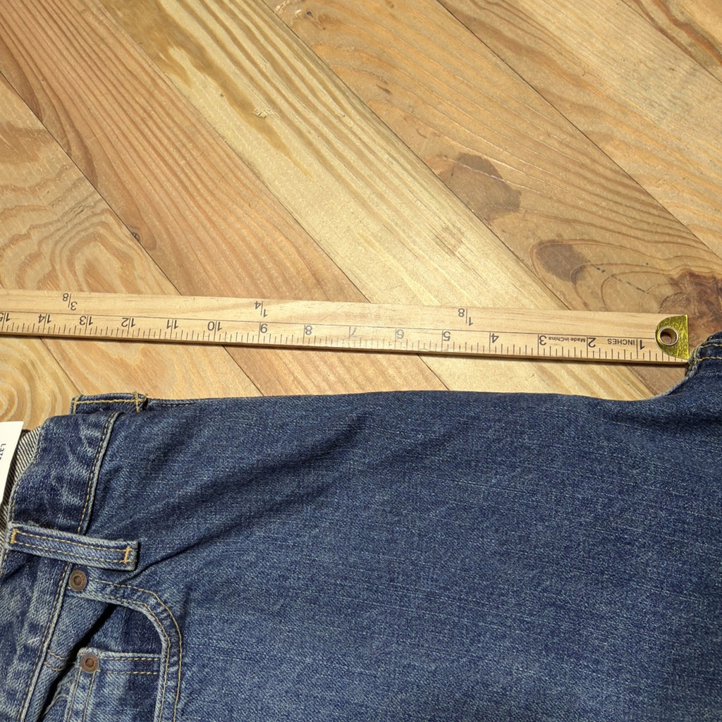 Vintage Ralph Lauren Polo Jeans Co Baggy Fit Blue Denim Loose Fit 38x30 NWT