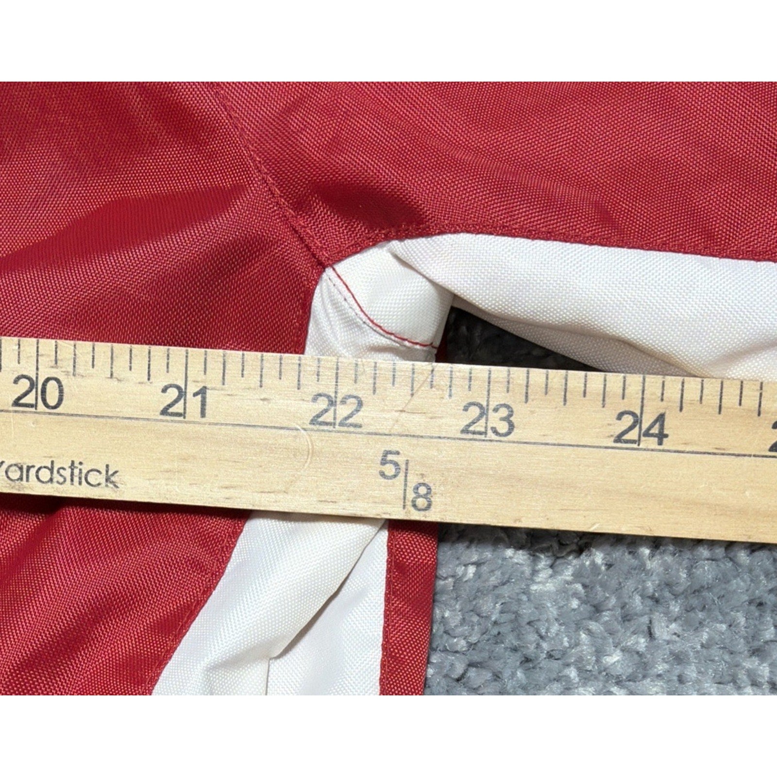 Vintage Nebraska Cornhuskers Jacket Men Small Red Adidas Windbreaker Full Zip