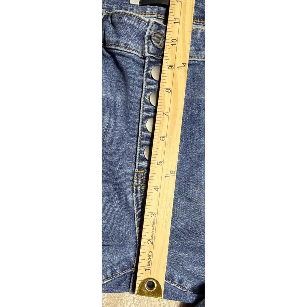 Kut From The Kloth Connie High Rise Ankle Skinny Womens Jeans Button Fly Size 8