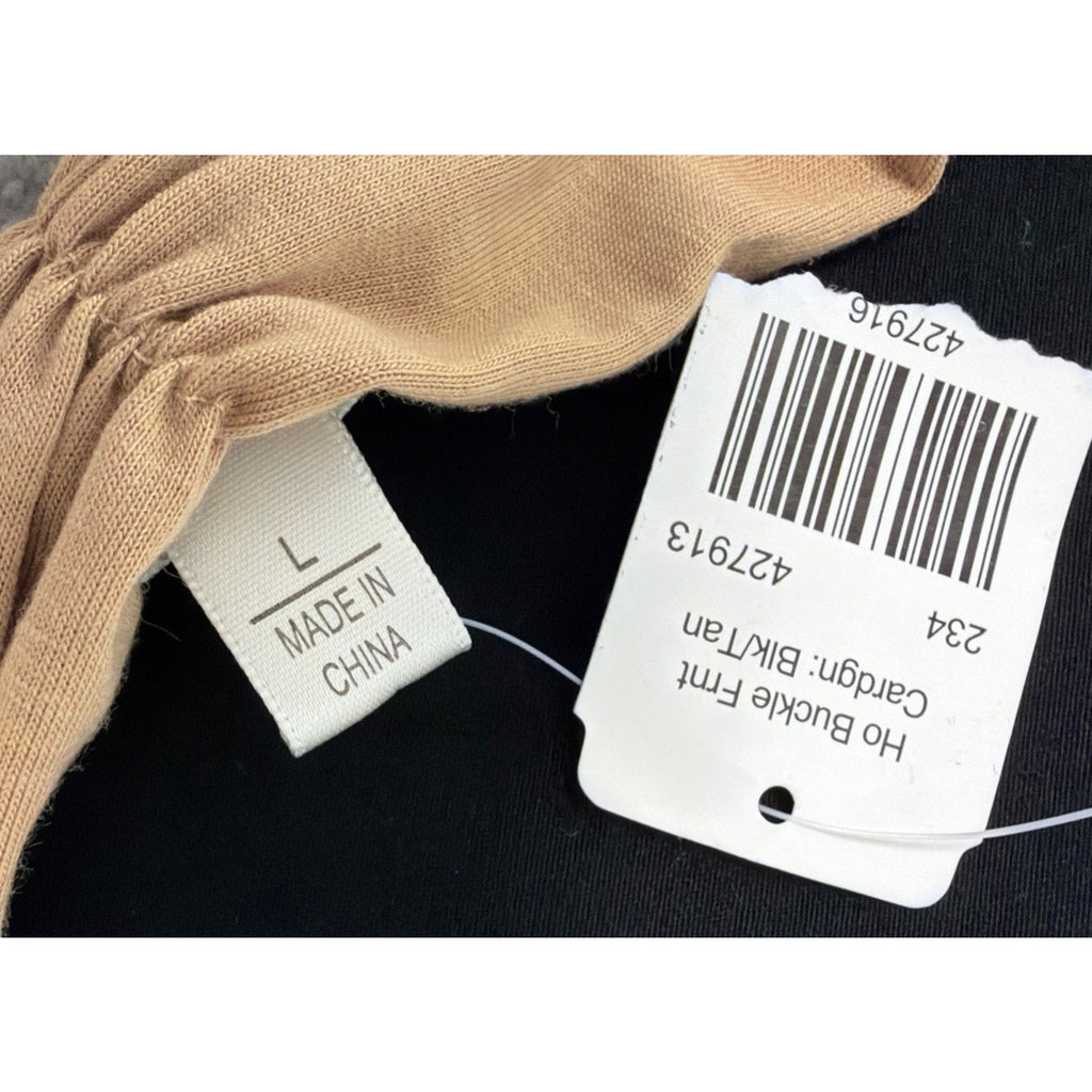 Krazy Kat Woman’s Cardigan Size Buckle Front Long Sleeve New