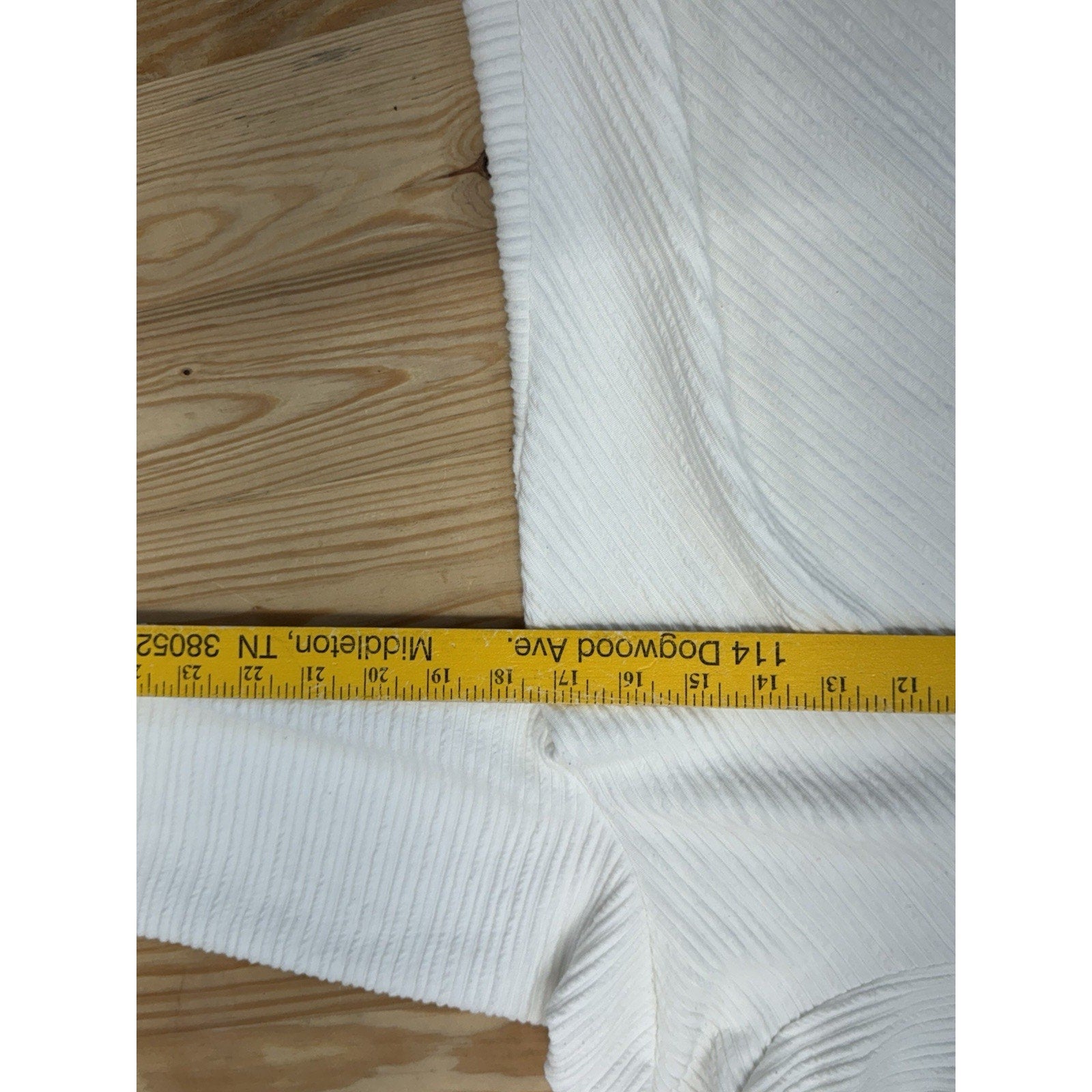 New York Laundry Slouch Neck Long Sleeve Women’s Tunic Size Small White