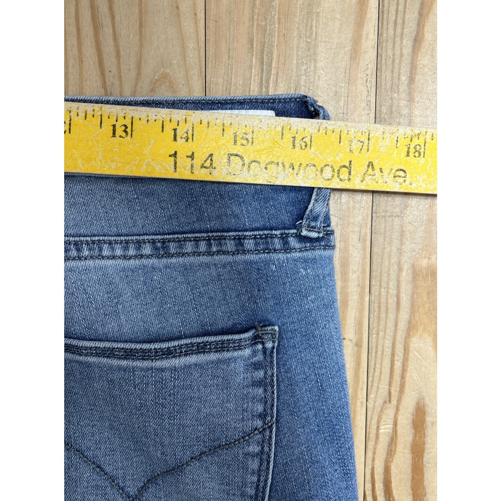 Calvin Klein Jeans Womens Adult Size 30x32 Blue Straight Denim Cotton