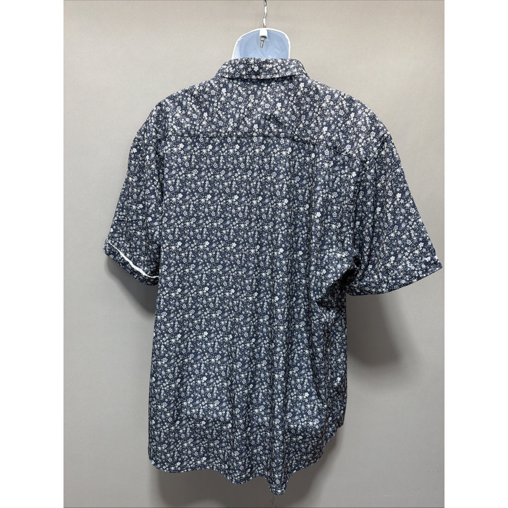 Buckle JB Holt Athletic Button Down Shirt Men's Size XXL Casual Floral