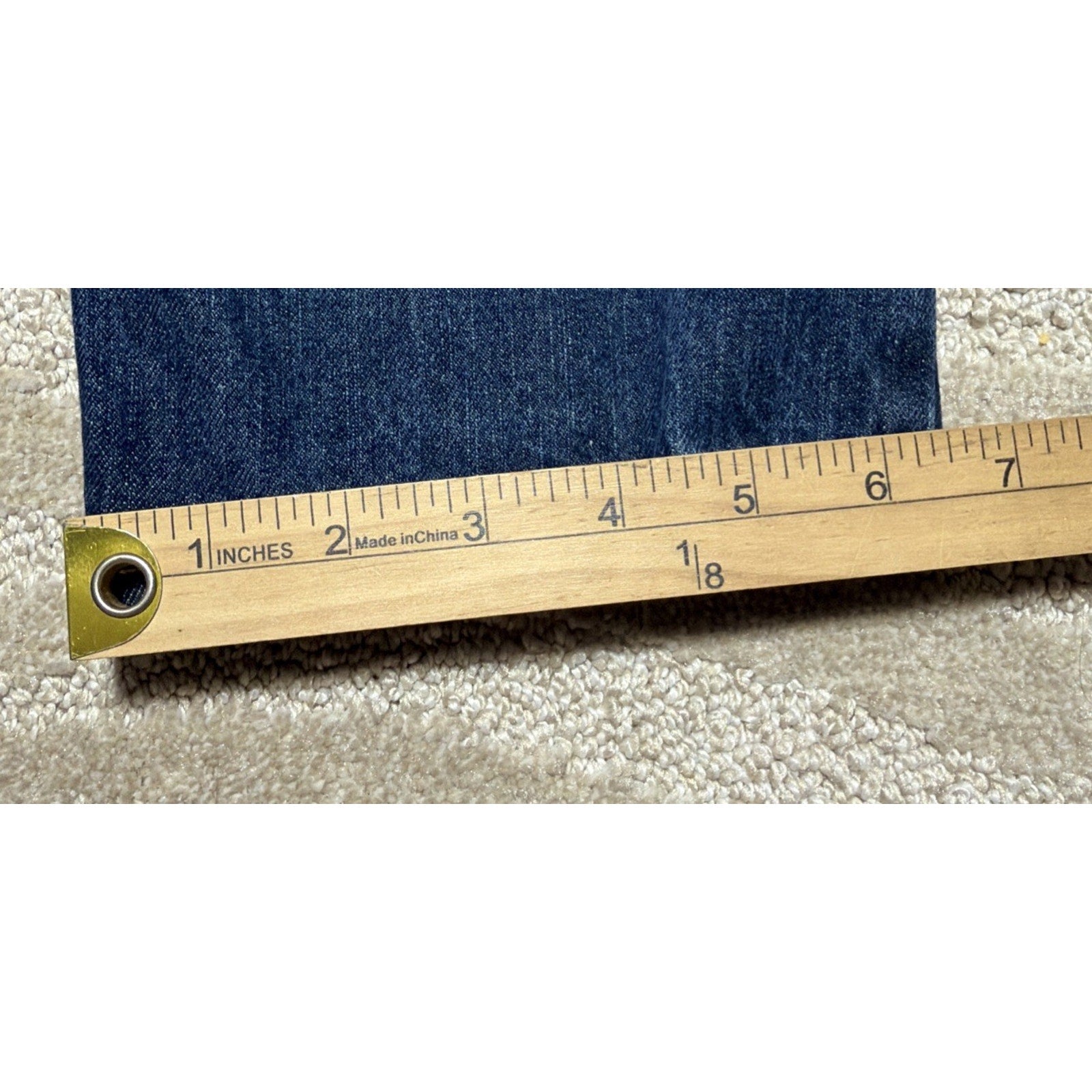 Aeropostale Mens Jeans 28x28 Blue Denim Essex Straight Leg Whisker