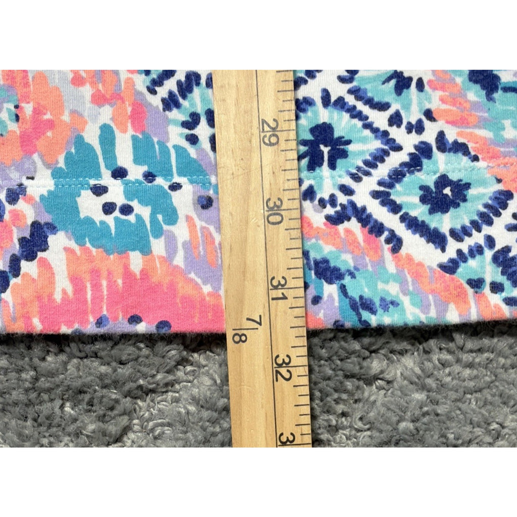 Lilly Pulitzer S Skipper UPf 50 Popover Pink Coral Turquoise Jacket Top