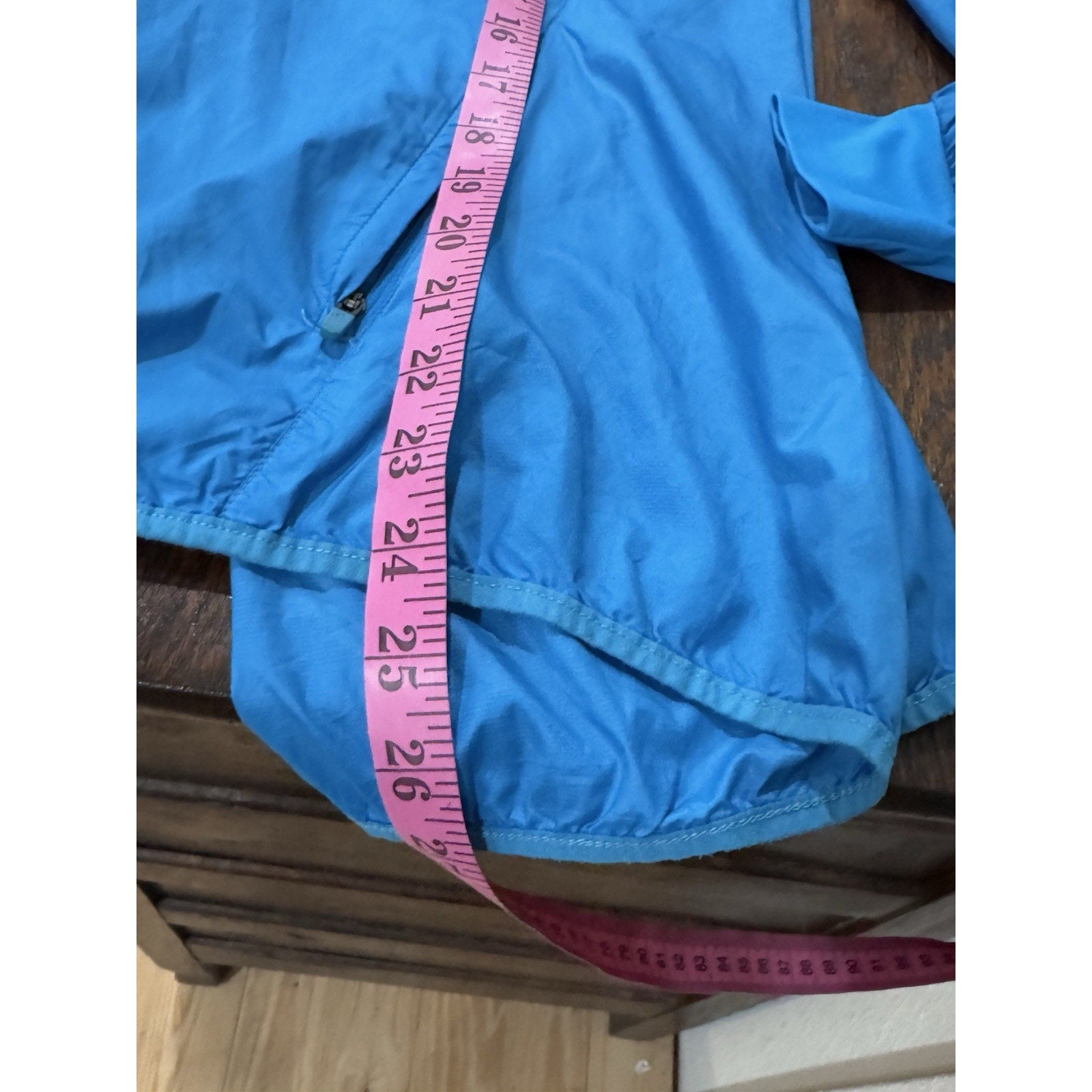 Adidas Running Anthem Jacket Women's S Lightweight Packable Blue Logo
