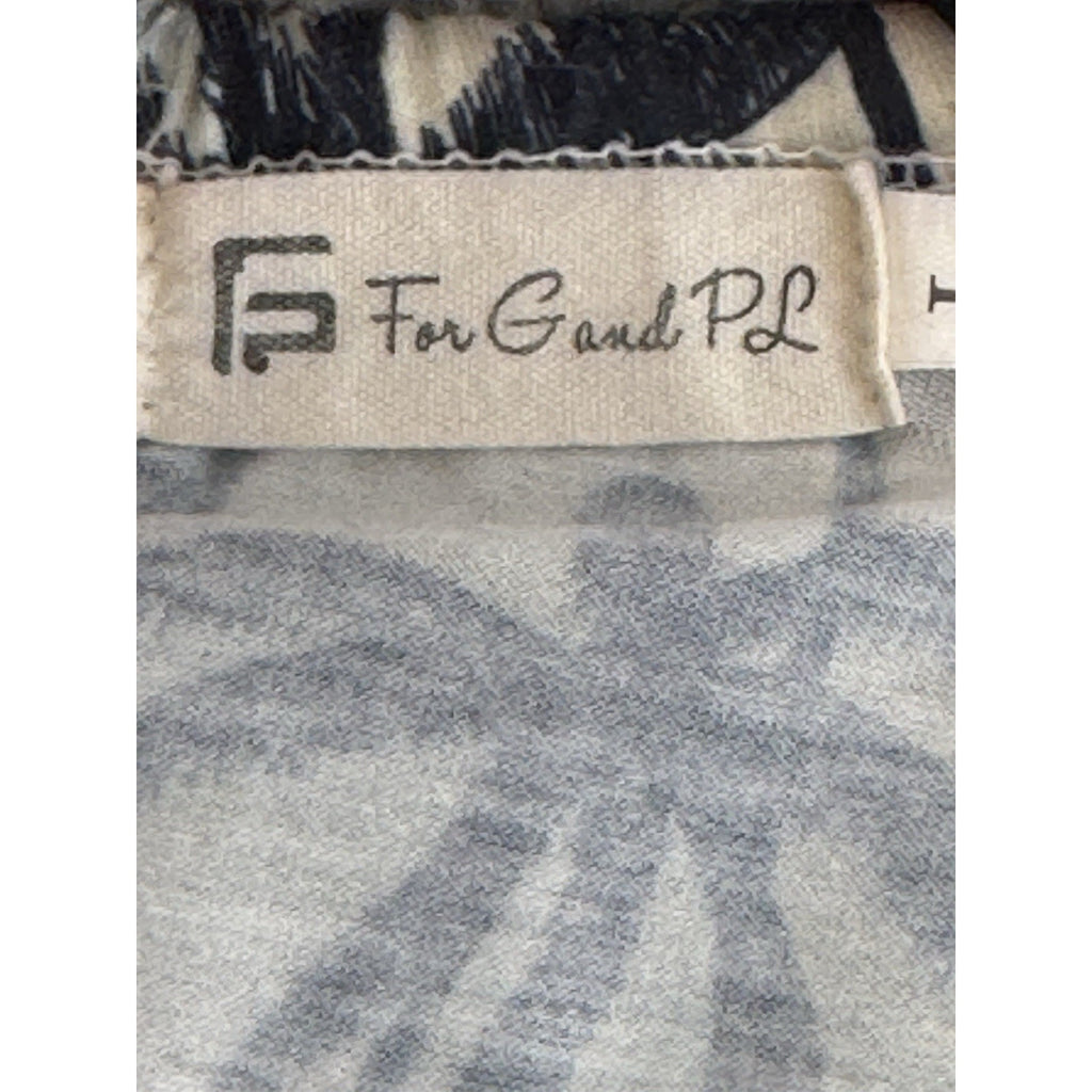 For G and PL Maxi Dress Pastel Tie-Dye Palm Trees Long Halter Beach Luau Size L