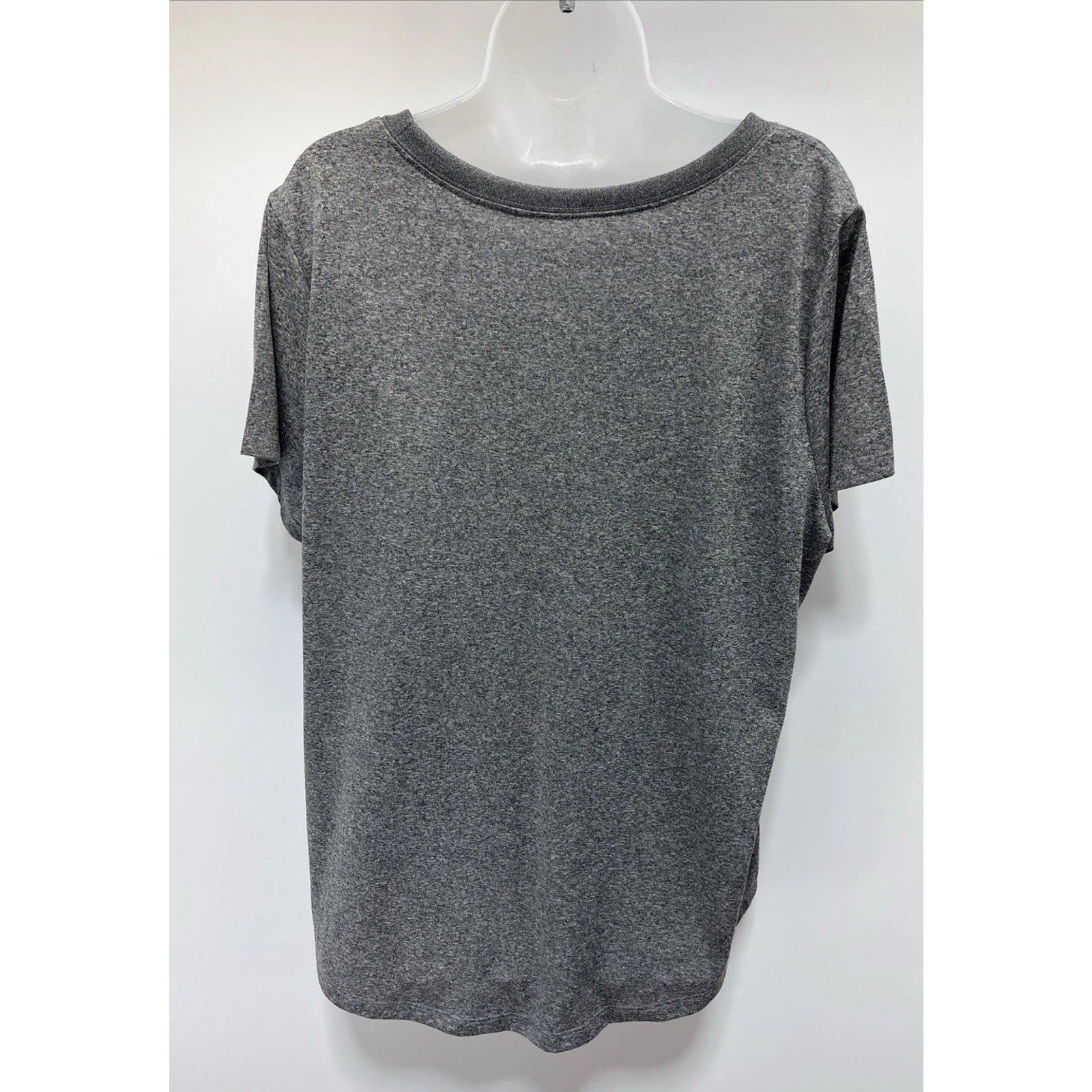 NIKE Dark Gray Standard Fit Dri-Fit Classic Tee T-Shirt 1X Yoga Gym Running