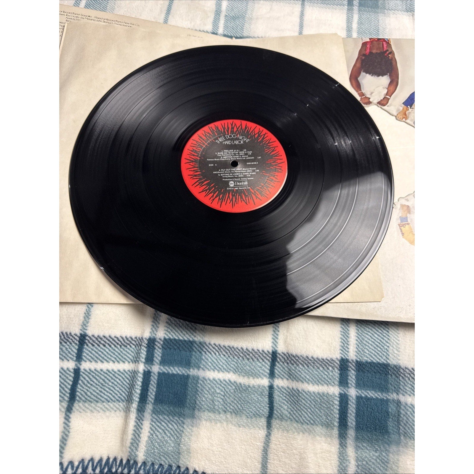 Three Dog Night HARD LABOR Vinyl LP Album 1974 Dunhill Records NM Condition