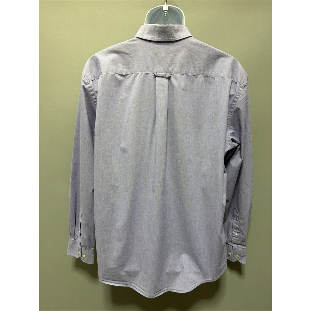 Mason James Men's Dress Shirt Size L Purple Long Sleeve Button Up Stretch