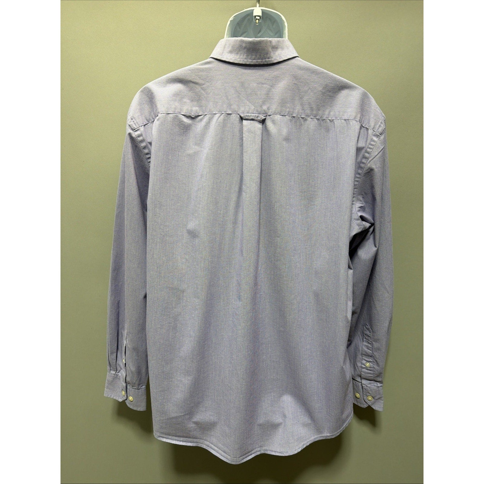 Mason James Men's Dress Shirt Size L Purple Long Sleeve Button Up Stretch