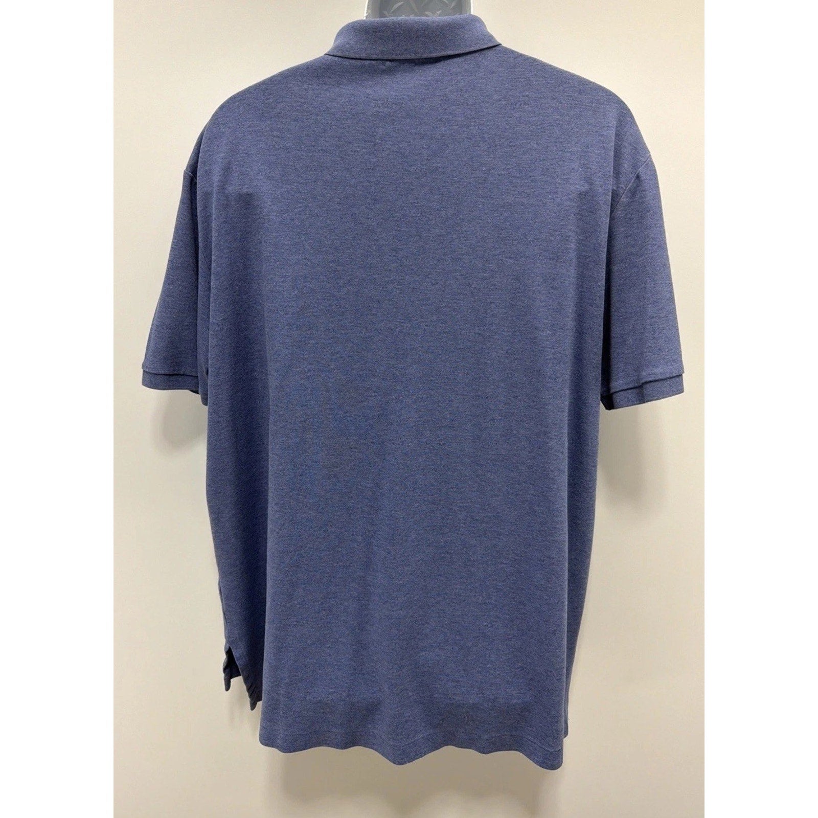 Polo Ralph Lauren Shirt Mens XXL Blue Polo Pima Soft Touch Pony Casual Stretch