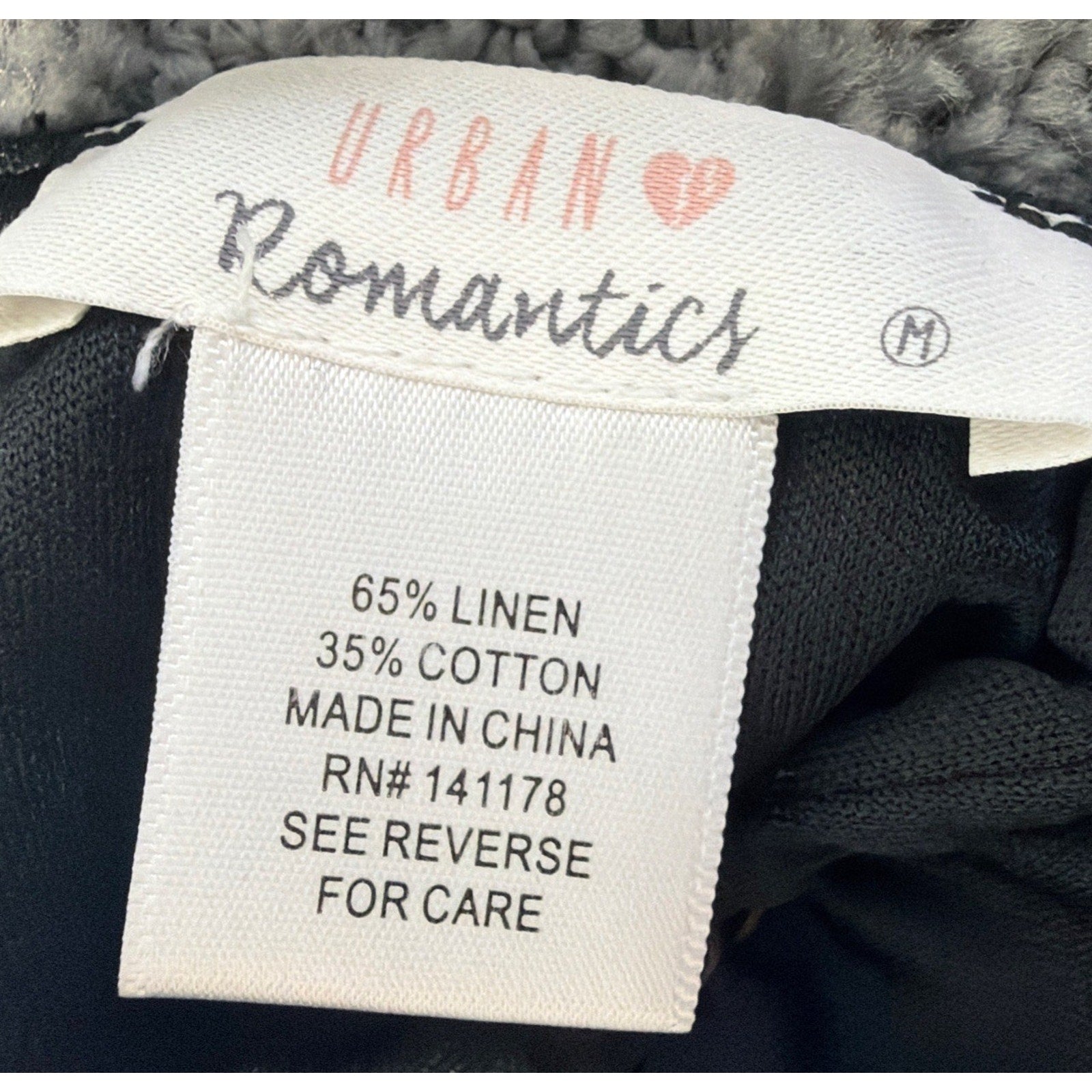 Urban Romantics Jumpsuit Romper Womens M Striped Linen Blend Wide Leg Sleeveless