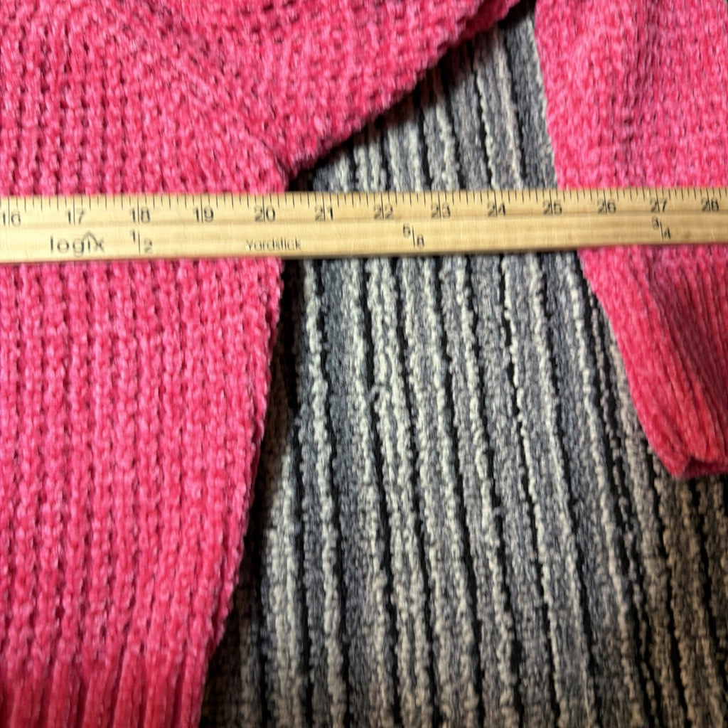 Altar'd State Sweater Womens M Pullover Knit Cropped Long Sleeve Pink New
