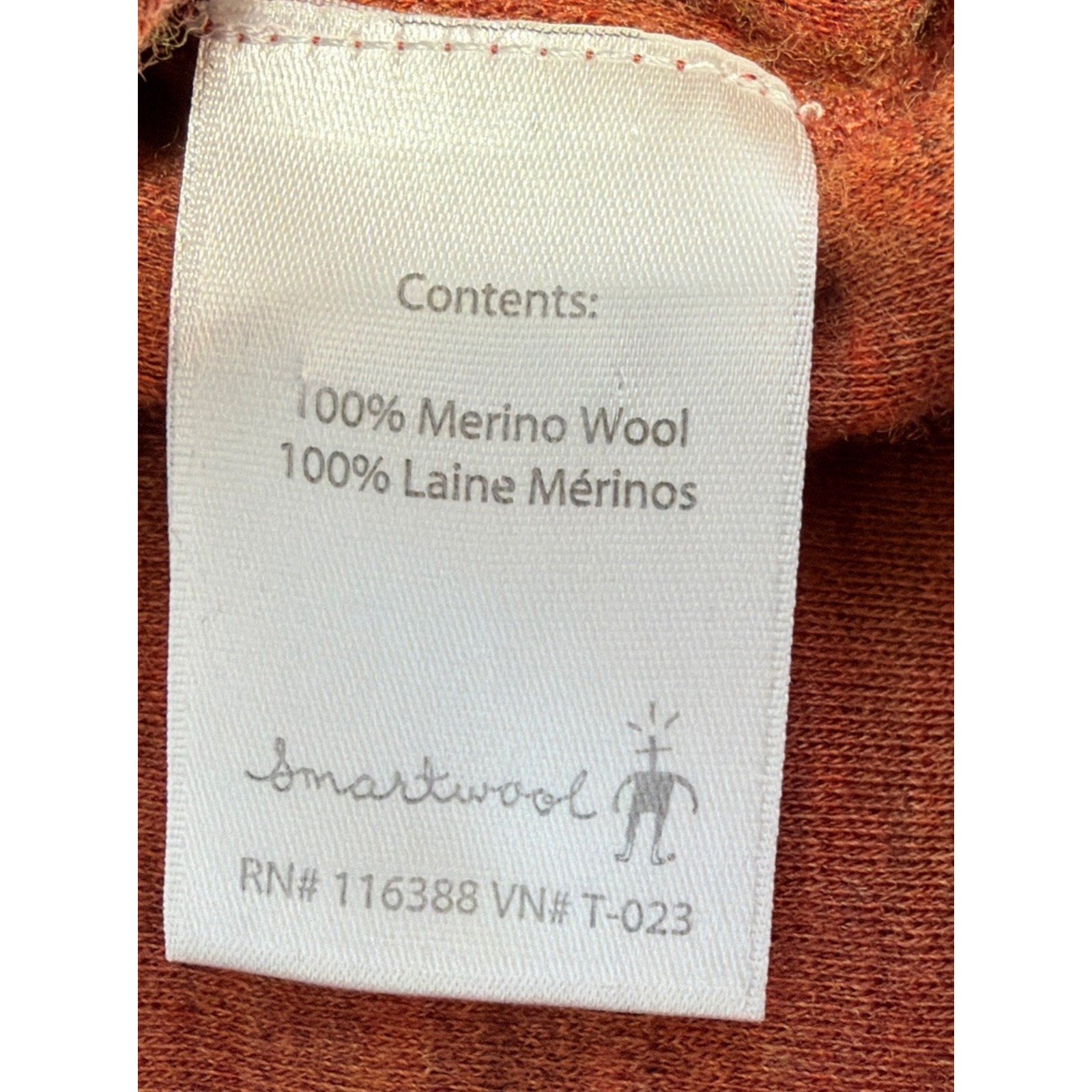 Smartwool 100% Merino Wool Base Layer Athleisure Warm Mock Neck Pullover M