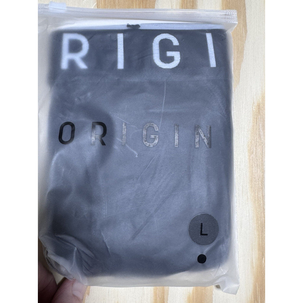 ORIGIN Bamboo Viscose Boxer Briefs Mens Large Black Soft Comfort Underwear New