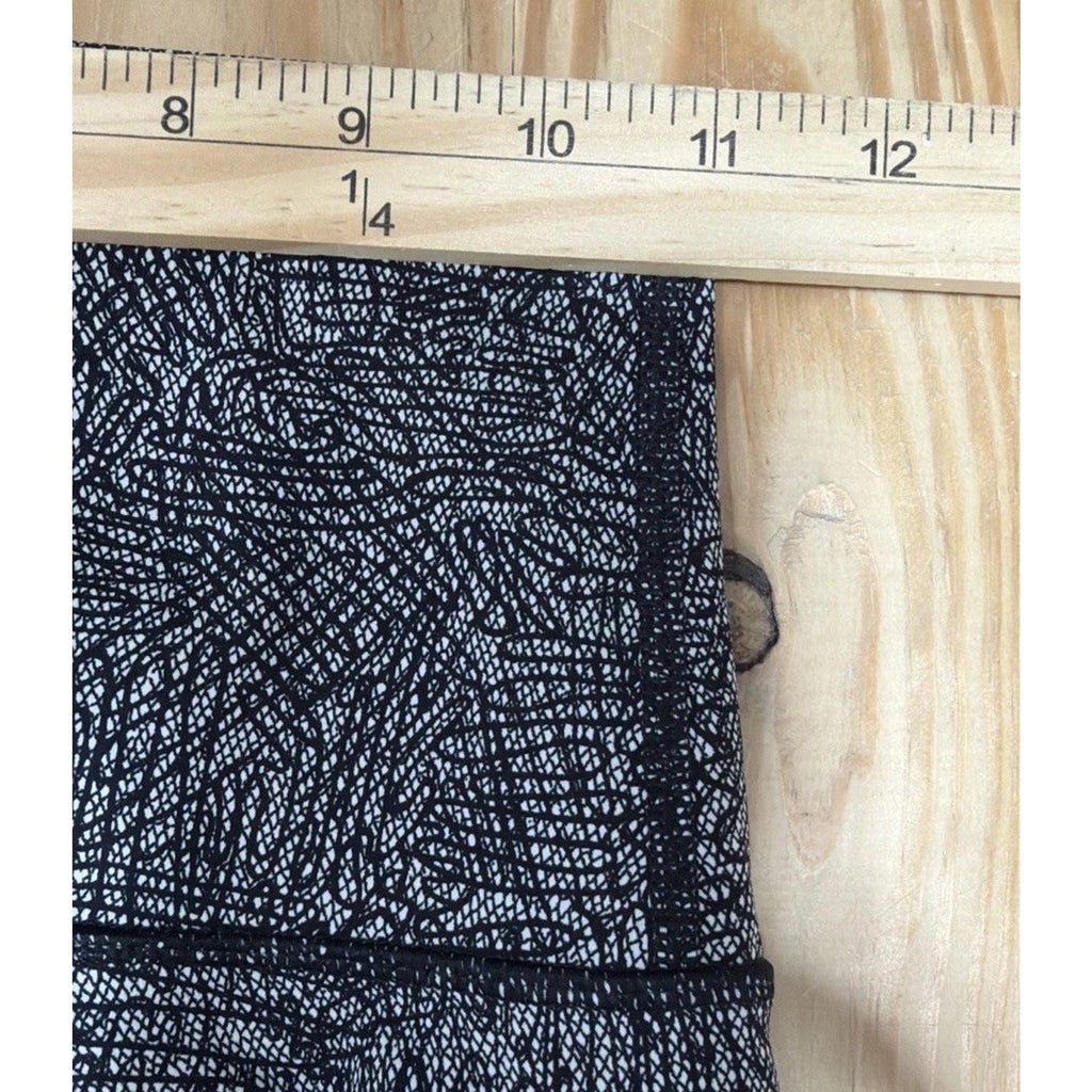 Lululemon Speckled Wunder Under Leggings High Rise Black White Size 4