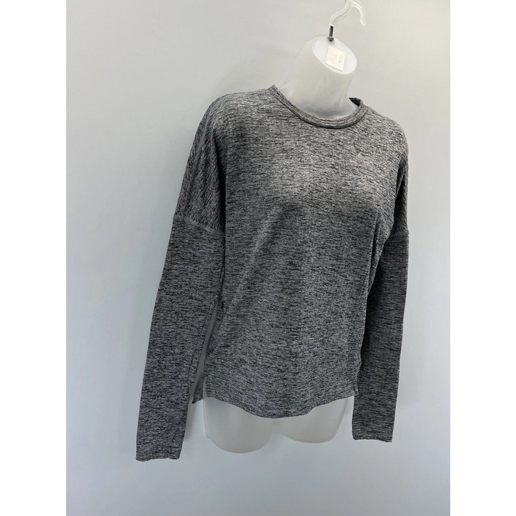 Nike Womens Therma Sphere Element Crewneck Running Top - Heathered Grey -XS