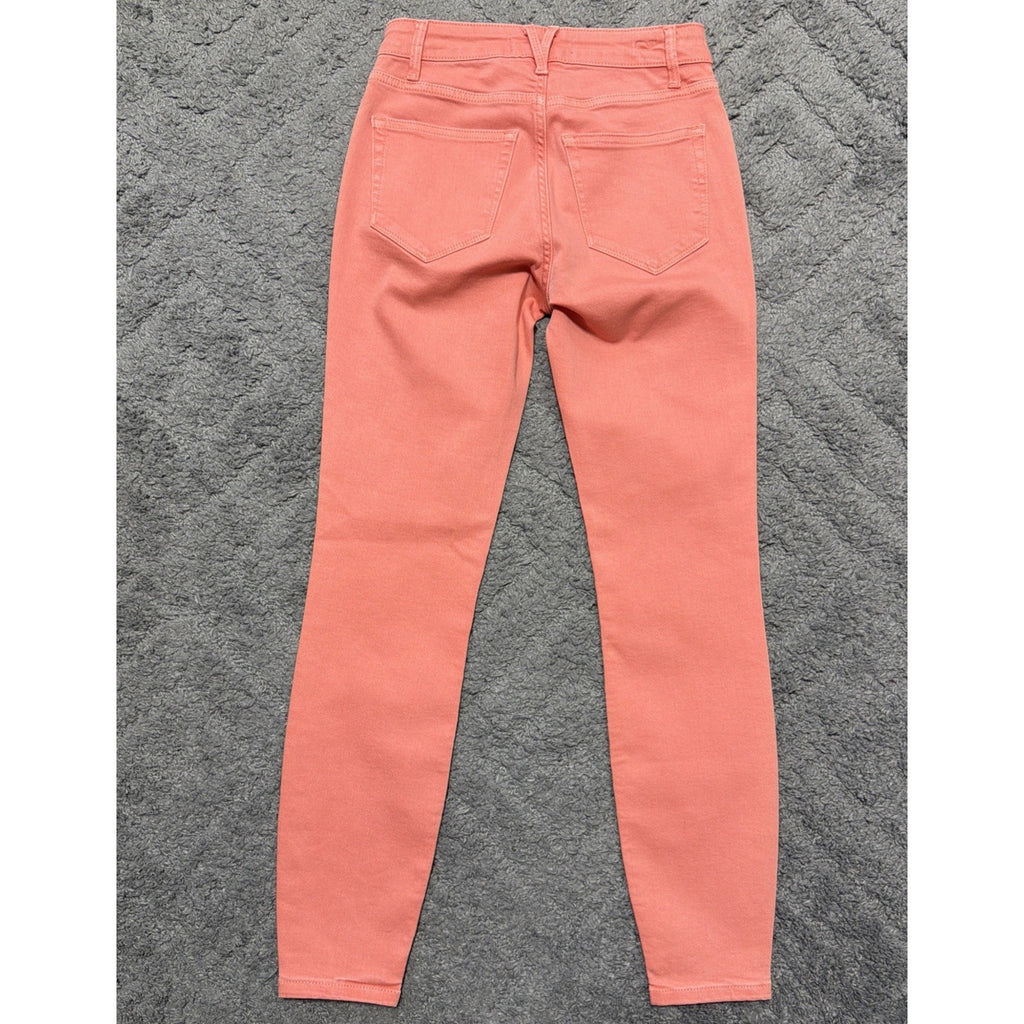 VINEYARD VINES SALMON HIGH RISE SKINNY JEANS WOMENS SIZE 24 NWT MSRP 178$