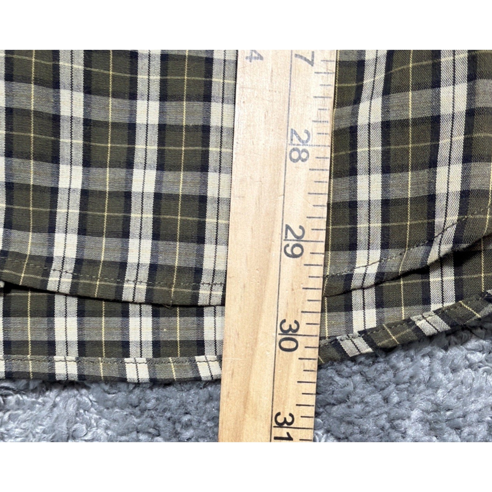 Field Gear Button Up Shirt Mens Small Green Camping Hiking Workwear Outdoor New