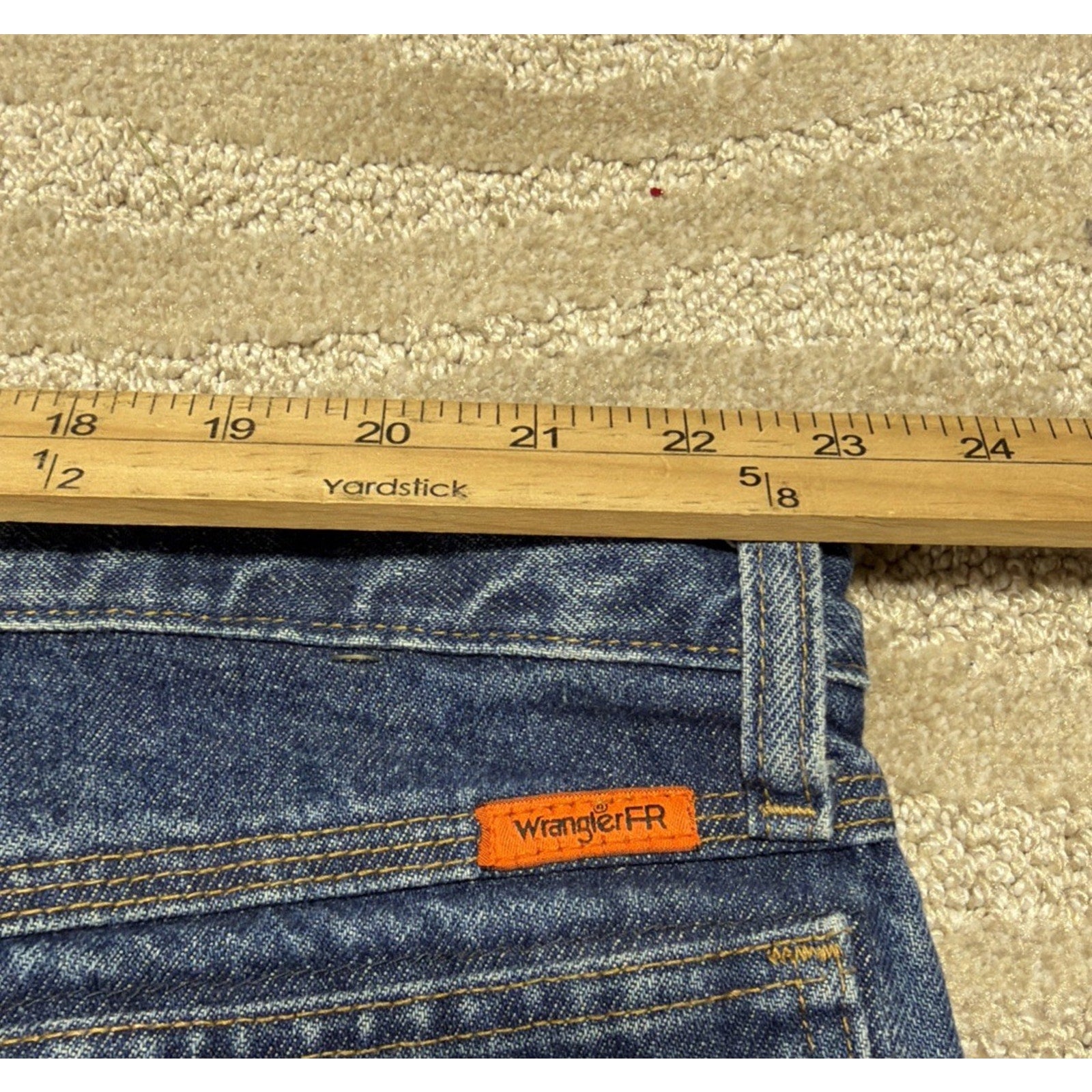Men's Fire Resistant Wrangler Riggs Work Wear Relaxed fit jeans size 46x32