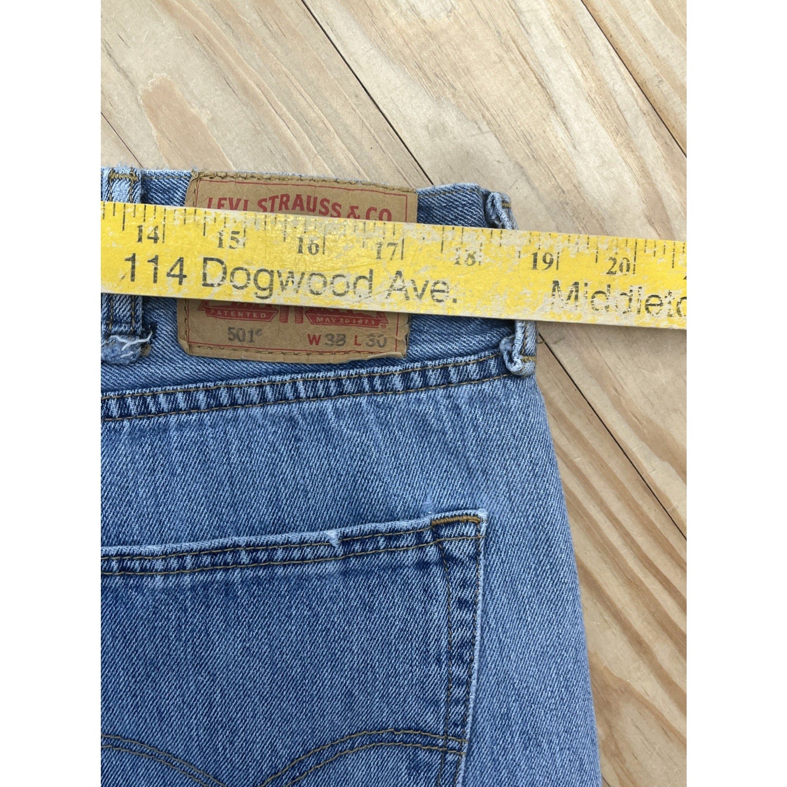 Levi's 501 Men's Button-Fly Jeans, 38x30