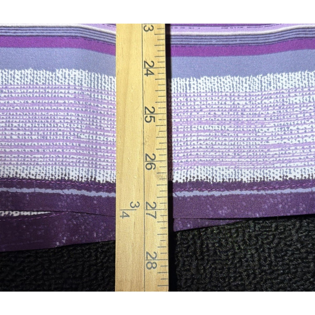 NEW ! BUTTER SOFT STRETCH MULTI COLOR PURPLE SCRUB TOP POCKETS SIZE L NWT