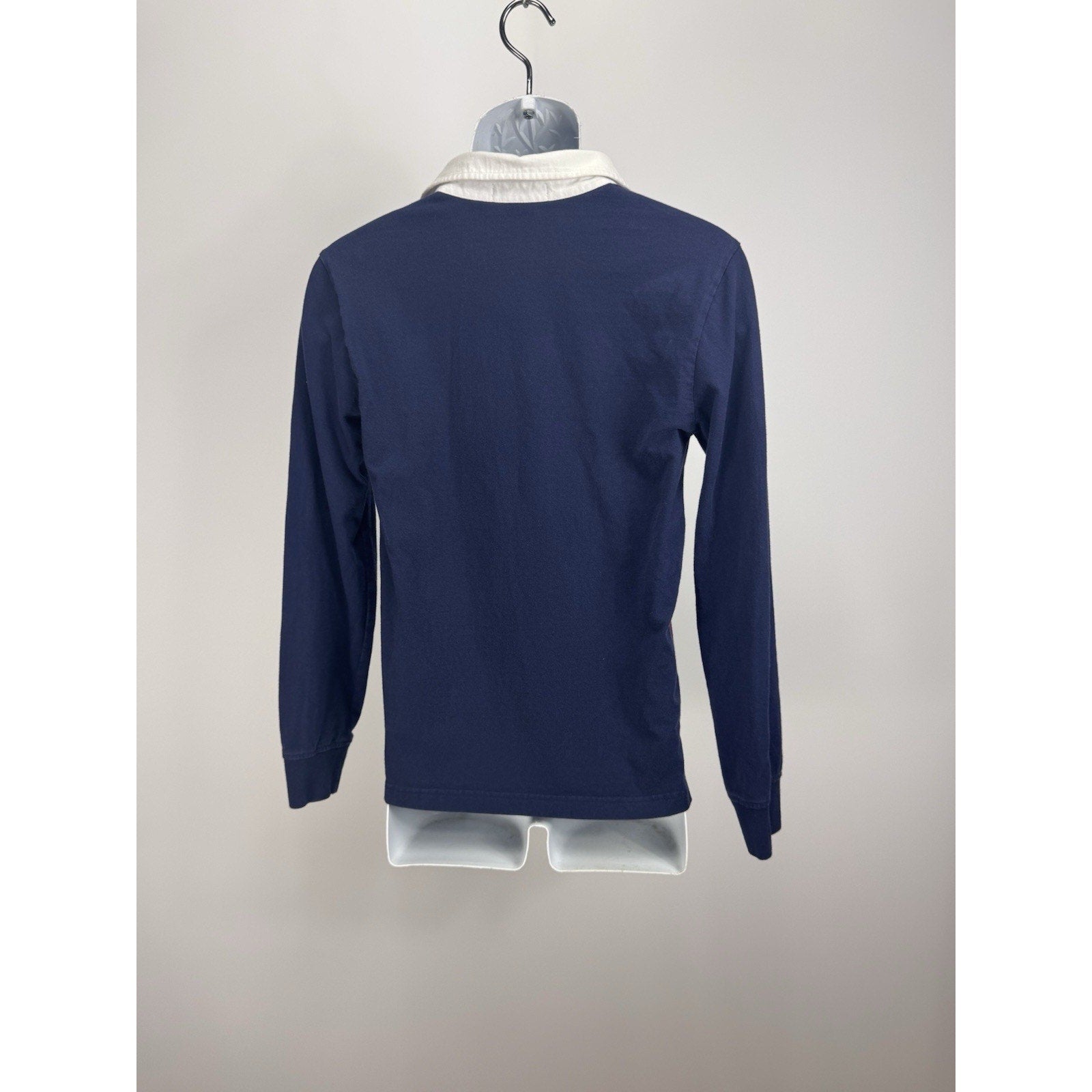 Polo Ralph Lauren Polo Boys XXL 18 Multicolor Blue Colorblock Long Sleeve Pony