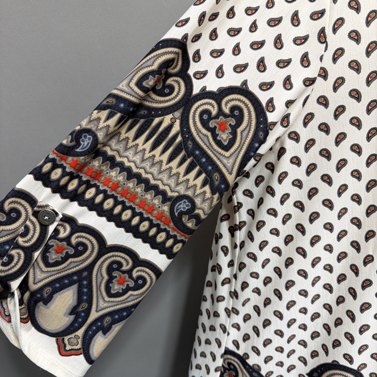 Women’s HONEYME CURVY Blouse Size XXL lightweight Paisley Tunic Top Boho Hippie