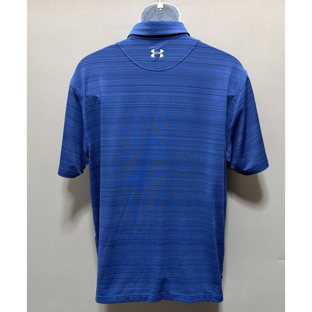 UNDER ARMOUR Men's Loose Short-Sleeve Golf Polo Shirt Heatgear Size L