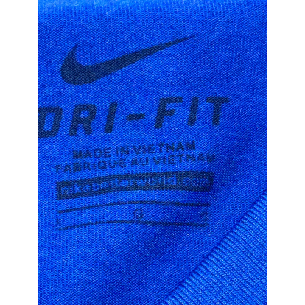 Nike Chicago Cubs Women's V-Neck Dry-Fit Blue T-shirts Size L