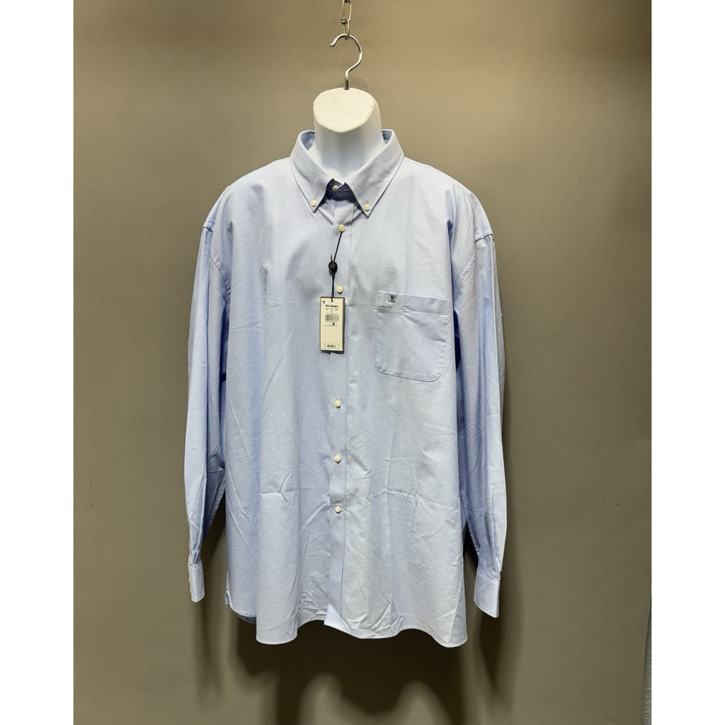 El Corte Inglés Emidio Tucci Men’s Blue Dress Shirt Size 9 Classic Fit Button 5X