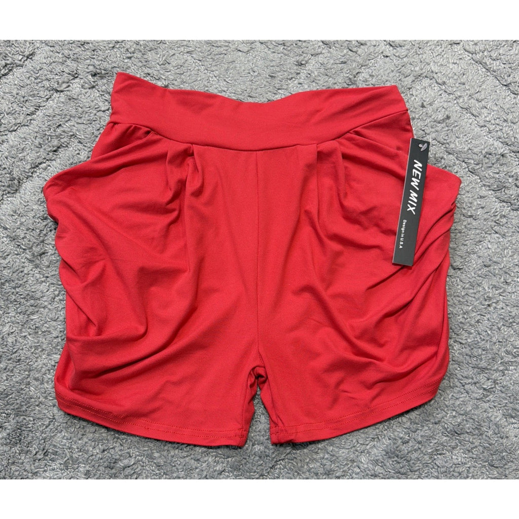 Women's New Mix Brand Harem Buttery Soft Shorts S/M Athletic Leisure Casual