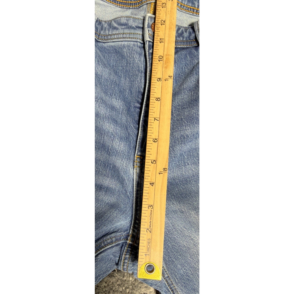 TALBOTS DEMI BOOT CROP DENIM HIGH RISE JEANS SIZE 12 34x26