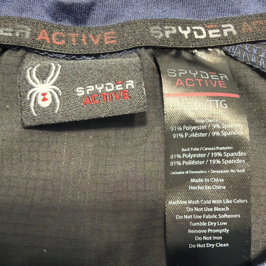 Spyder active ProW B Dark Blue Athletic Tee Mens Size XXL