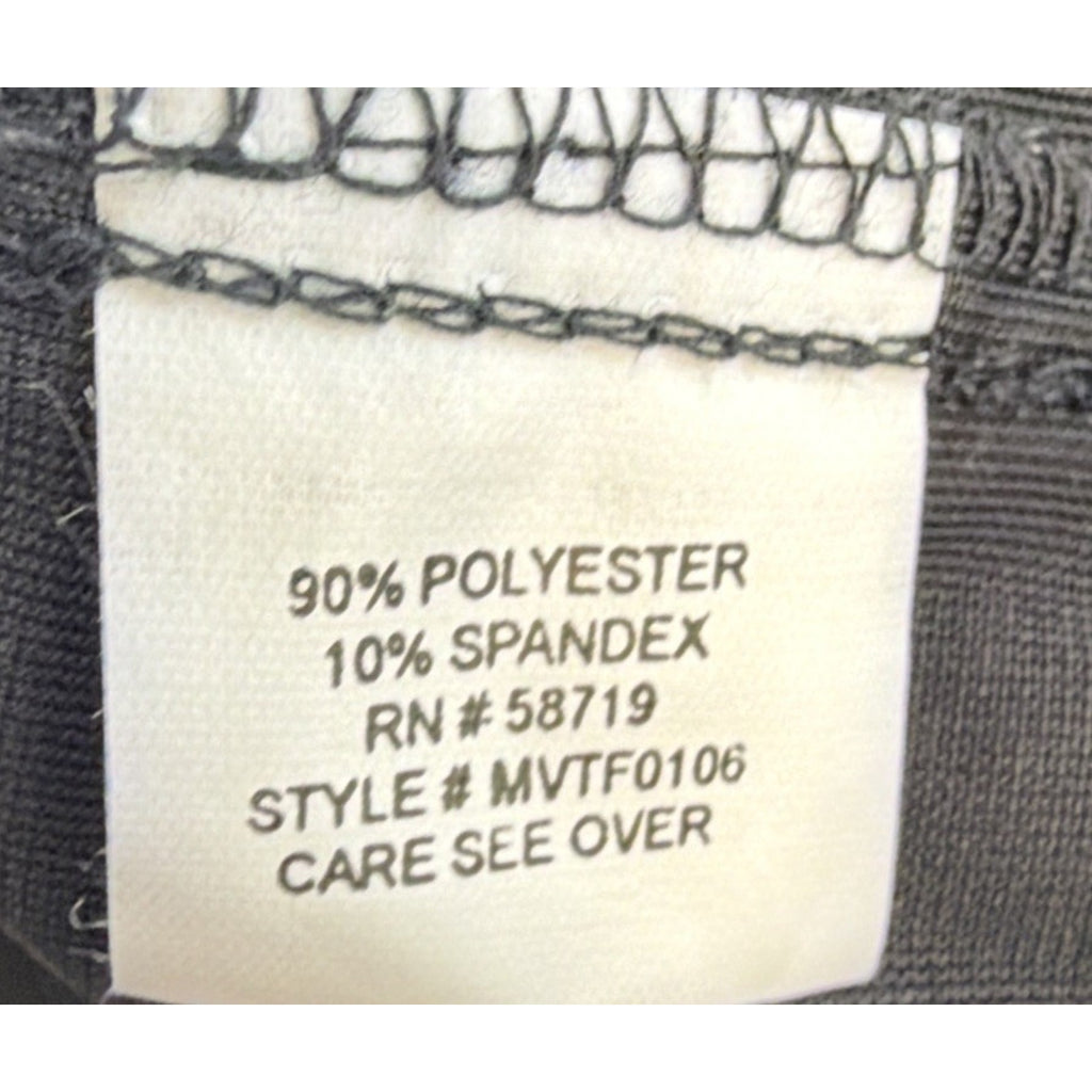 NOTATIONS VELVET TOP WOMEN'S BLACK BLUE GLITTER INNER FAUX TANK Size L