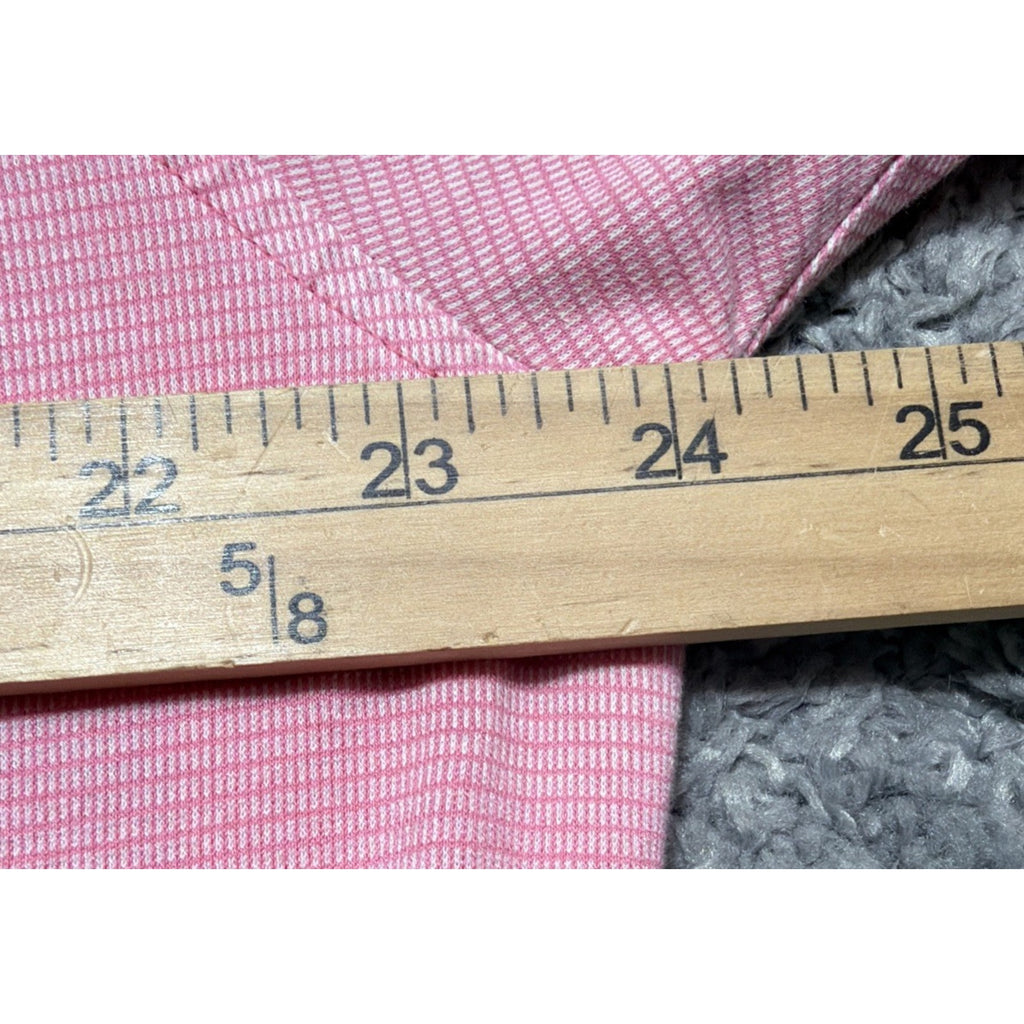 Peter Millar Polo Shirt Mens Large Light Pink Cotton Short Sleeve Casual Golf
