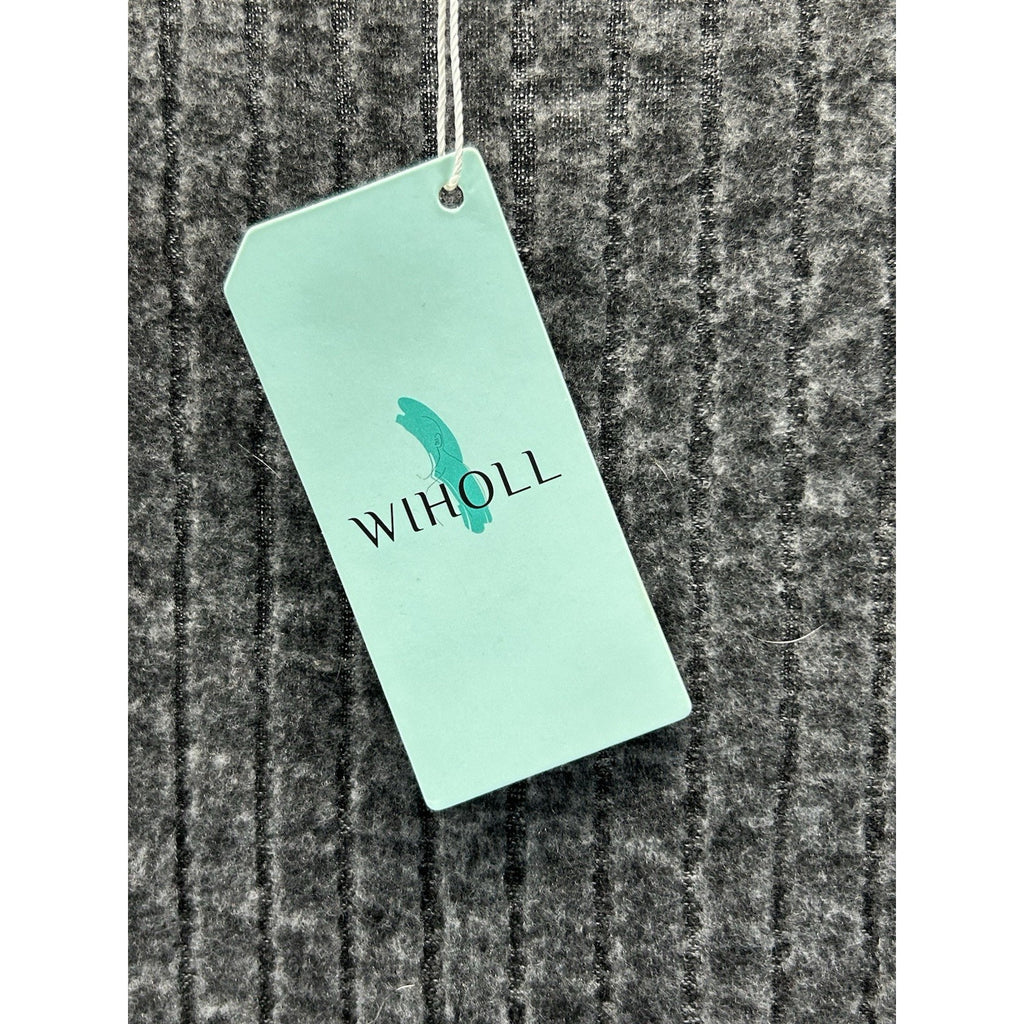 NWT WIHOLL GRAY SIZE 2XL SUPER SOFT STRETCH SWEATER LONG SLEEVE.
