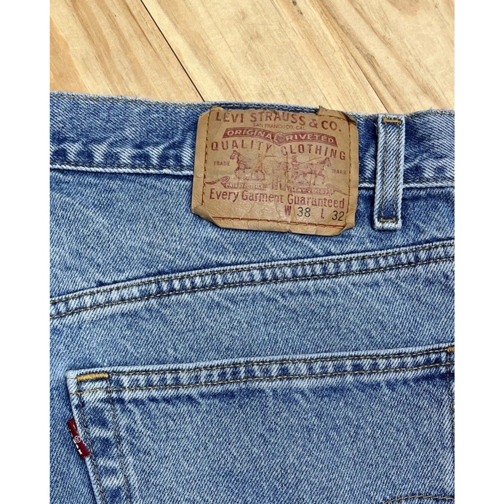 2002 Vintage Levis Relaxed Straight Leg 38x32 Y2K Loose Baggy