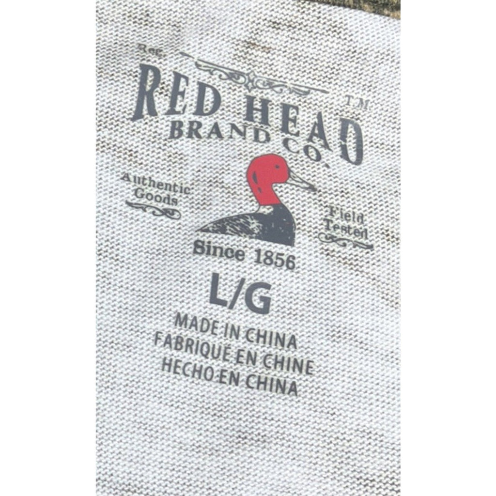 RedHead Camoflage Shirt Long Sleeve Size L Camo Outdoor Hunting Fishing New