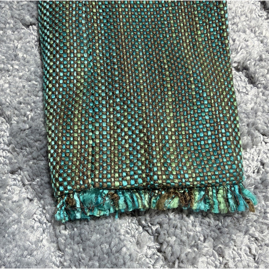 Chadwicks Women's Acrylic Long Sleeve Boho Jacket Blazer Green Lined New Sz 12